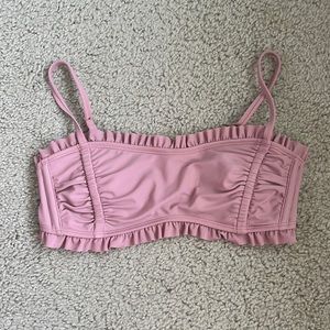 Ruffled Bikini Top NWOT